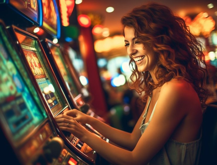Payment flow diagram: deposit via QRIS, wallet update, live-dealer session, cashout to GoPay